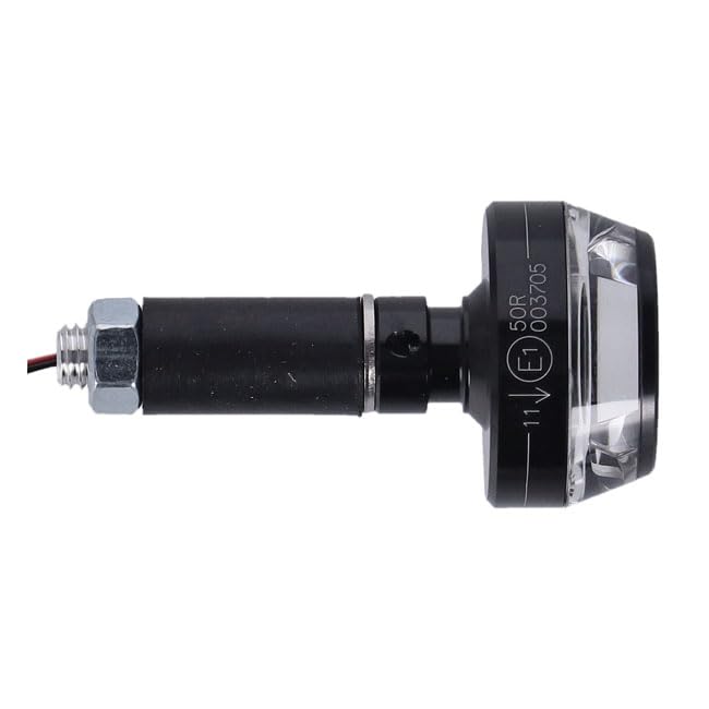 Generico Flecha Izquierda Moto Gadget mo.Blaze Disc LED universal para manillar, Homologación ECE, estilo moderno Alta visibilidad, OEM 6002021, Instalación fácil