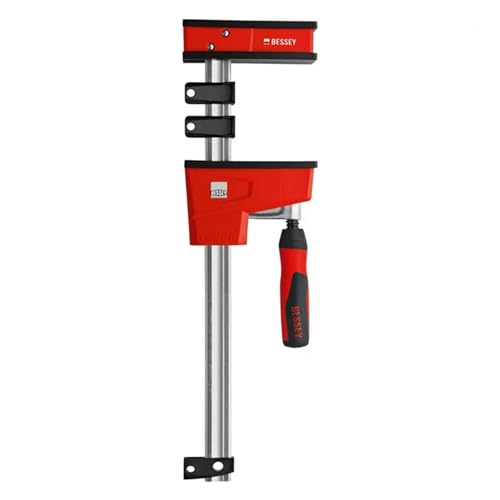 BESSEY K Body Revo 24 Inch Steel Ergonomic Parallel Bar Accessory Tool Clamp Kit with 2 Handles for Woodworking Cabinetry and Case Work KRE3524