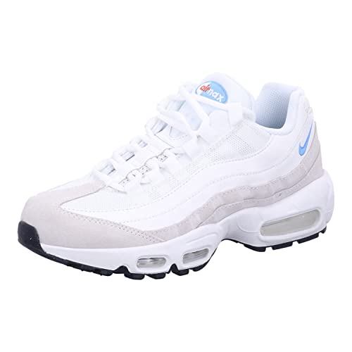 Image of Nike Women's Nike Air Max 95 Sneaker, Summit White University Blue, 6 UK