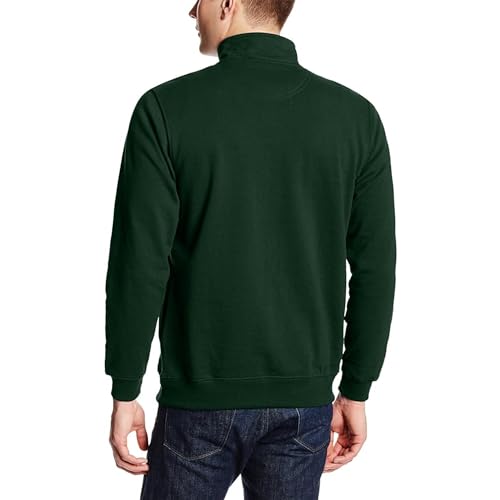 Image of Charles River Apparel Men's Crosswind Quarter Zip Sweatshirt