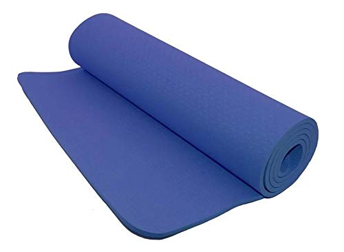Tapete p/Yoga c/Bolsa 183x61x0,8cm - Azul - Mbfit