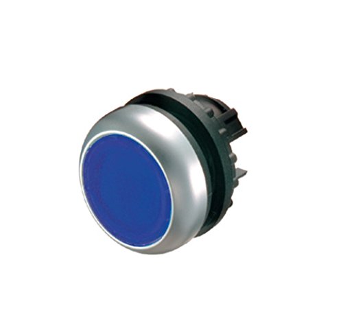 Eaton M22-DL-B boutons-poussoirs lumineux bleus avec mécanisme de retour automatique