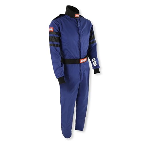 image for RaceQuip 110026RQP 110 Series 1-Pc Driving Suit SFI 3.2A/1 Blue/Black 