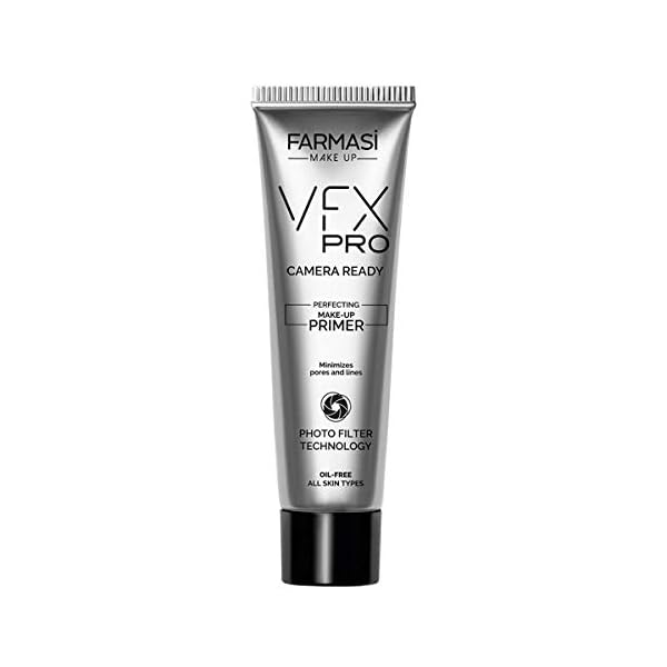 Farmasi-VFX-PRO-Camera-Ready-Perfecting-Make-up-Primer-25-ml083-floz Farmasi VFX PRO Camera-Ready Primer Face Makeup, Advanced Pore Minimizer for Dry, Oily, or Combination Skin, Silky Smooth Skin Revitalizer with Oil-Free Support, Leightweight and All-day Hold, 25 mL