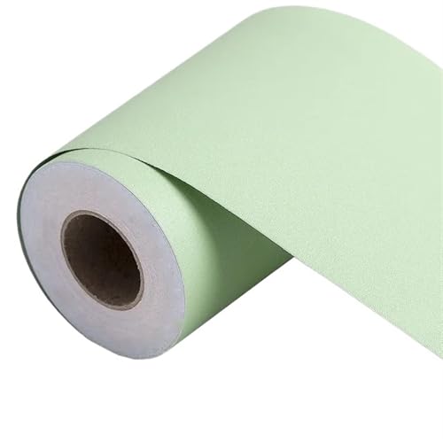 ȔSǎA Self Adhesive PVC Wallpaper Waistline 5M Multicolor Multiple Sizes(Green,12CM Height)