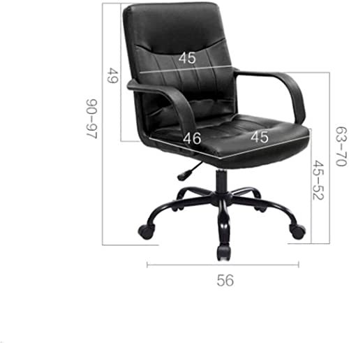 Chaise de bureau contre le mal de dos fauteuil pivotant réglable B