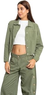 Azul Womens Casual Blazer Azul Colored Jeans Gabardine Jacket