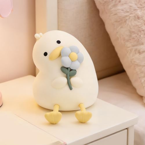 Lámpara de Mesa de Noche LED de Pato de Silicona con Control Táctil miniatura 4