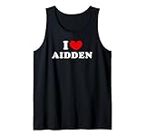 I Love Aidden, Amo Aidden Camiseta sin Mangas