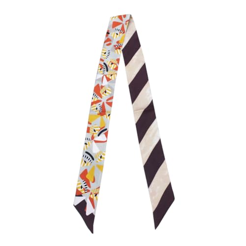 Foulard femme soie de mûrier ruban pour cheveux sac à main et cravate