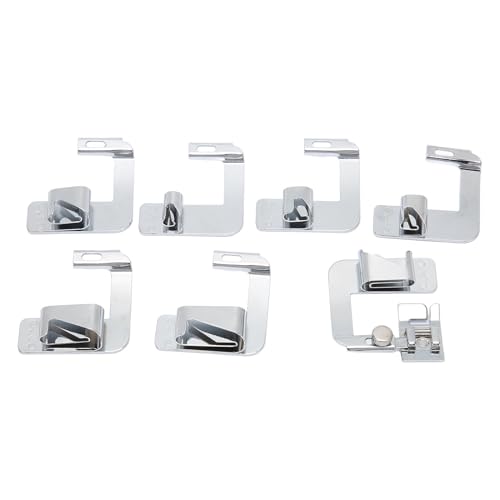 Set de prensatelas para dobladillo enrollado para máquina de coser miniatura 6