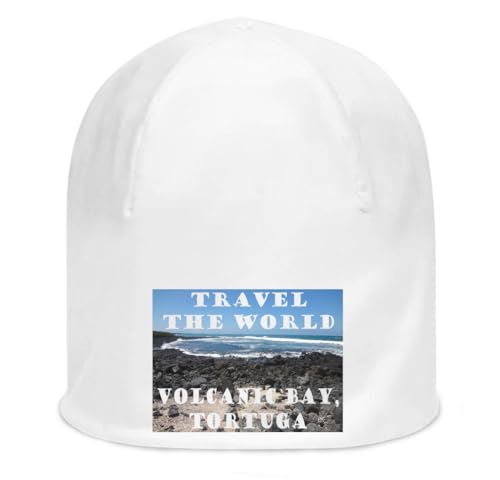 Bonnet en coton fin extensible blanc unisexe Volcanic Bay Tortuga