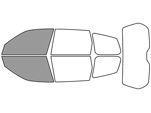 Rvinyl Window Tint Kit Compatible with Subaru Forester 2009-2013 - Front Precut Kit - 50%