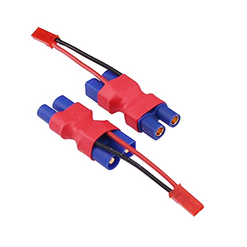 3 conectores EC3 macho a hembra con cable JST 5 cm miniatura 3