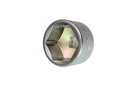 PT Auto Warehouse OFS-27MM - Low Profile Oil Filter Wrench Socket - 27mm