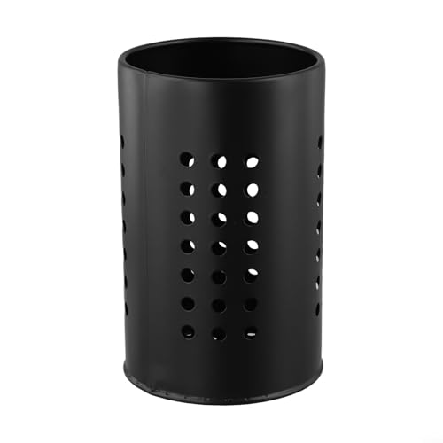 Edelstahl-Küchenutensilienhalter, Organizer, Besteckständer, Abtropfgestell mit Ablauflöchern für Thekenorganisation, Aufbewahrungsbehälter,...