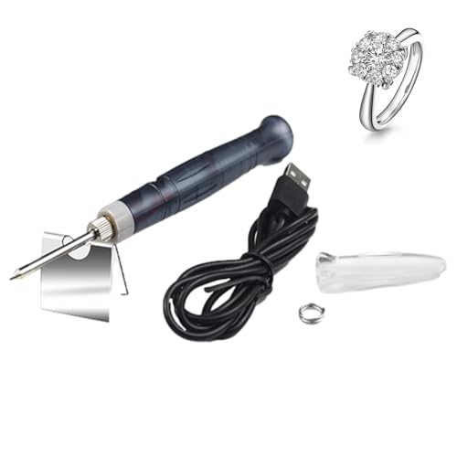 Pluma de soldadura eléctrica, pluma de soldadura - soldador para electrónica | Hierro de soldadura eléctrico de 5V 8W para joyas, Kit de soldador USB, pluma de soldador para reparación eléctrica
