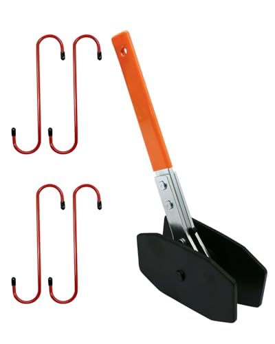 Witaxima Upgraded Brake Caliper Compression Tool 4 in 1 Universal Caliper Piston Compressor Tool with 4 Brake Caliper Hangers Brake Pad Spreader Tool with 360°Swing Ratchets for Car Brake Repair