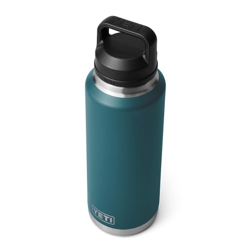 Image of YETI Rambler 46 oz Bottle, Leakproof, Vacuum Insulated, Stainless Steel with Chug Cap, Agave Teal