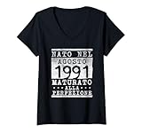 Photo Gallery donna agosto 1991 vintage - maglia 34 compleanno anni uomo donna maglietta con collo a v Photo Gallery donna agosto 1991 vintage - maglia 34 compleanno anni uomo donna maglietta con collo a v