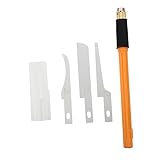 Handwerkswerkzeuge für handmodelle: der ergonomische griff bietet komfort und zusätzliche kontrolle.