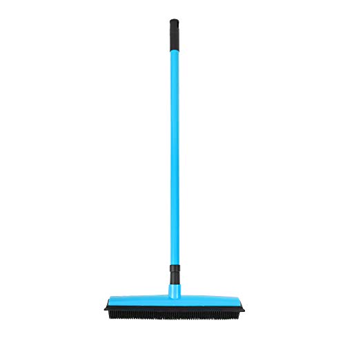KTM Healthcare® Rubber Broom, Carpet Sweeper Pet Hair Removal Broom Easily Remove Hair for Home for Cleaning Hair(Blue)