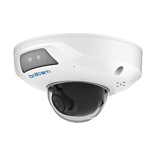 高性能防犯カメラ　屋外型　IPカメラ Amazon.co.jp: 【500万高画素・UFO型・双方向通話】Brillcam