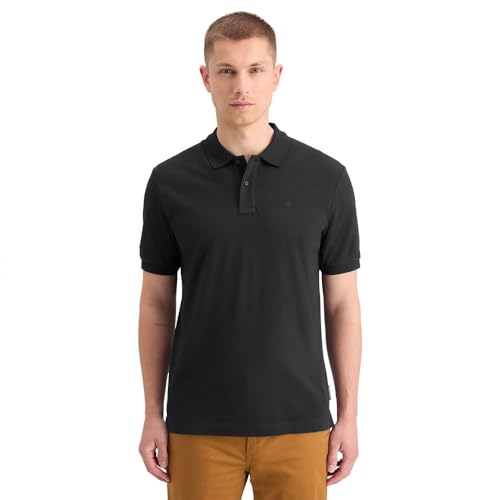 Scotch & Soda Logo Polo Shirt, Camisa, Hombre, Nero, L