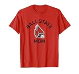 Ball State University Cardinals Arched Mom T-Shirt