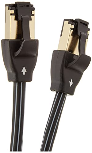 Audioquest 0.75 M Rj/E Pearl Cat 7 Black Networking Cable – Networking Cables (0.75 M, Cat 7, Rj45, Rj45, Black) #TOP3