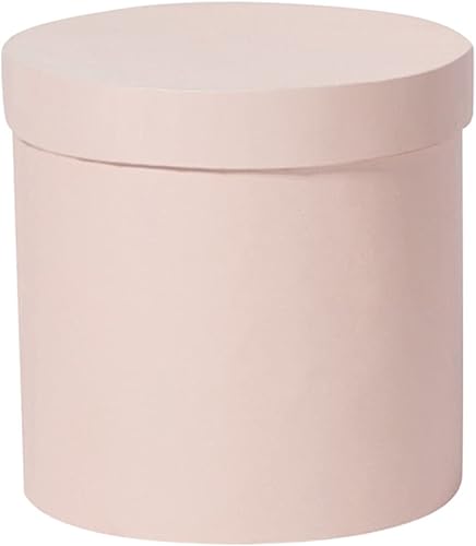 Healvian Caja de embalaje de flores, cajas de flores de rotación redonda, cajas de regalo de cartón con tapa, cajas de ramo de floristería, arreglos