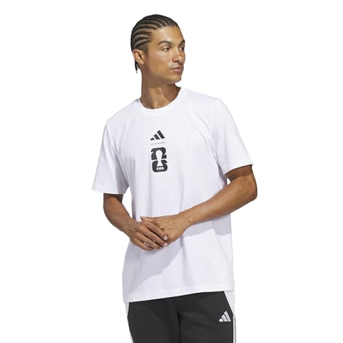 T-shirt Adidas M WC OMB noir taille XS pour homme au style sport