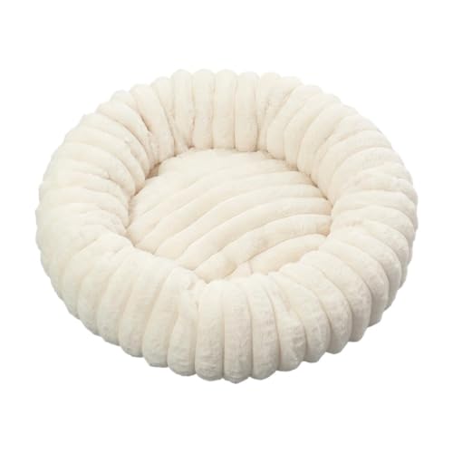 Small Cat Bed, Non Slip Round Thick Calming Pet Sofa, Washable Dog Bed | Cute Cat Bed Dog Couch for Kitten Puppy Indoor Home Liv