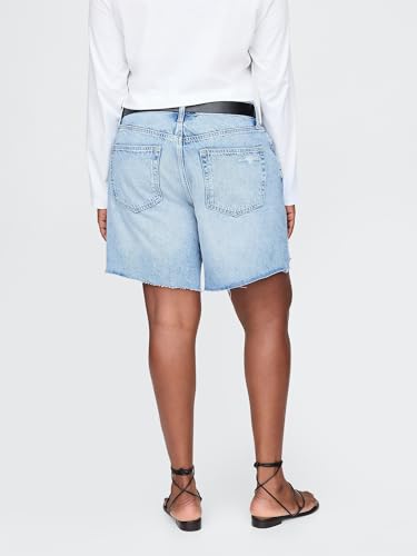 Save 51% on GAP Women's Loose Fit Denim Bermuda Shorts
