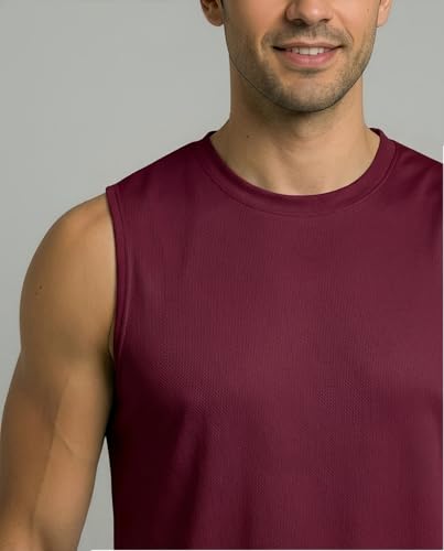 Image of Real Essentials: Men's Dry Fit Tank Tops Sleeveless Workout Shirts Moisture-Wicking Muscle Tank Gym Running (Big & Tall)