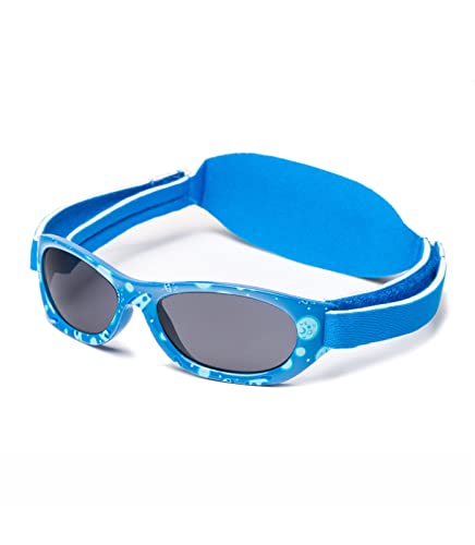 Kiddus Occhiali da Sole Neonato 0-6 mesi. Protezione 100% UV400. Montatura Flessibile. Lenti Infrangibili. Fascia...