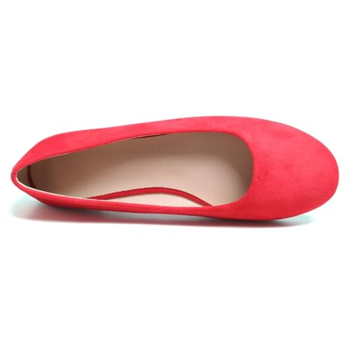 Image of Dear Time Women's Flats Comfortable Slip On Ballet Flats Soft Solid Casual Shoes