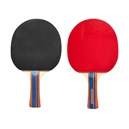 DOBESTS Table Tennis Set with Retractable Net, 2 Pro Ping Pong Paddle 6 Professional Game Balls Training Accessories Racket Bat Bundle Kit for Home Indoor or Outdoor (Orange) - Thumbnail 4