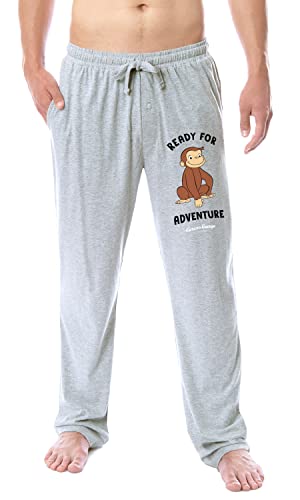 INTIMO Curious George Mens' Character Ready For Adventure Sleep Pajama Pants