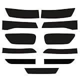 FACAILAHA Precut Blackout Tail Lights Vinyl Tint Film Rear Fender Reflectors Light Wrap Cover Overlay Compatible with Jeep Grand Cherokee 2014-2021