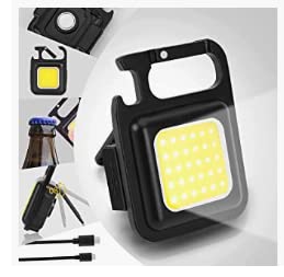 Portable Pocket Light with Folding Bracket Bottle Opener Magnet Base for Fishing Walking Camping Small LED Flashlight 800 Lumens COB Rechargeable Keychain -1PC. (B0BW5X5RCG) Amazon Price History, Amazon Price Tracker