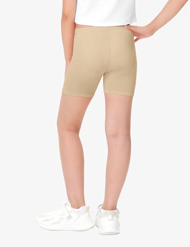 Image of BOOPH Girls Bike Shorts Toddler Cartwheel Short for Dance Underdress | Kids Biker Shorts for 2-10T