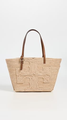 Bolso Tote Pequeño Estructurado Straw de Mujer miniatura 2
