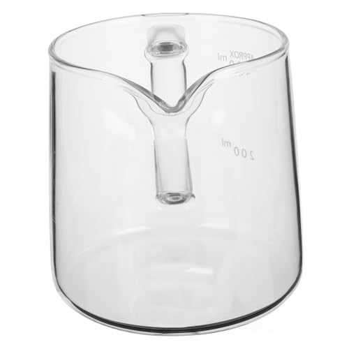TOPBATHY 400 Ml Kaffeekanne Aus Glas Eiskaffeetassen Hitzebeständige Borosilikat-karaffe Teekessel Für Den Herd Für Das Home Office
