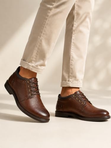 Image of Buckaroo HARKAN Full Grain Natural Leather Casual Boots for Men
