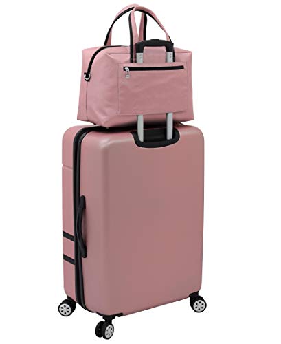 london fog luggage pink