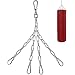 7SNHB Gancio da soffitto in acciaio inox pesante 450 kg, nero e