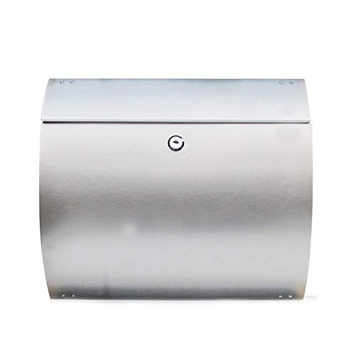 AWJ Wand-Briefkasten, Briefkasten aus Edelstahl Außenvilla Briefkasten...