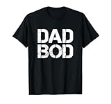 Dad BOD Rough Strong 90s White Stencil Text T-Shirt