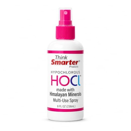 Think Smarter Products HOCL All-Purpose Cleaner with Hypochlorous Acid, All-Natural Surface Cleaner, & Skin Hydrator 8fl oz Clear Spray